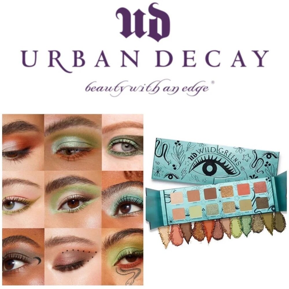 Urban Decay Limited Edition Wild Greens 12 Color Eyeshadow Palette